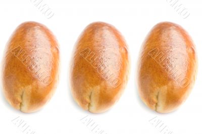 Three patty with a cabbage closeup
