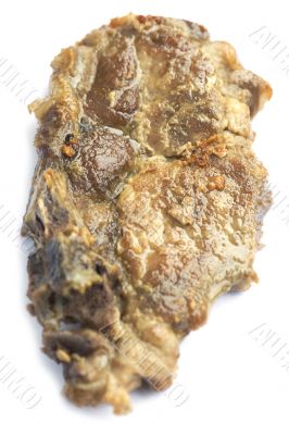 pork chop closeup