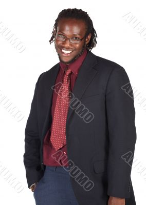 Handsome African businessman