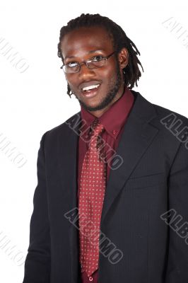 Handsome African businessman