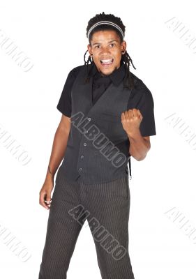 Handsome African businessman