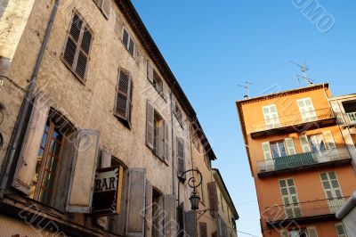 Buildings in Antibes