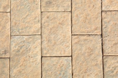 Pavement bricks background