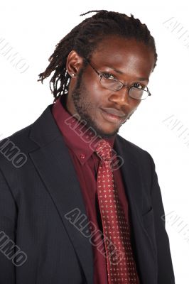 Handsome African businessman
