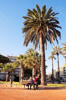 Couple in Antibes