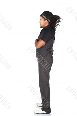 Handsome African businessman