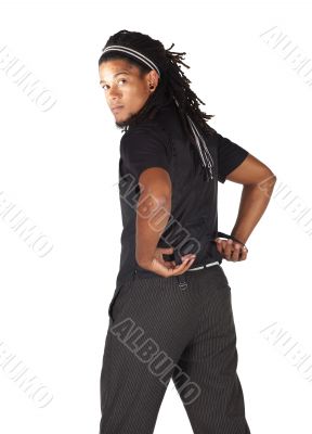Handsome African businessman