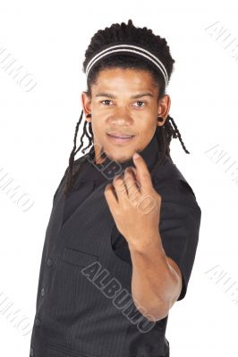 Handsome African businessman