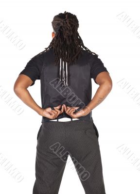 Handsome African businessman