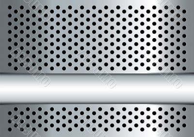gratted metal banner