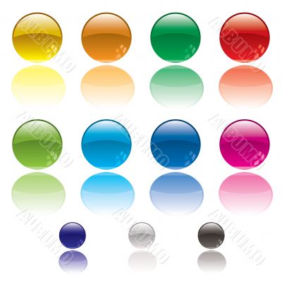 web circle button