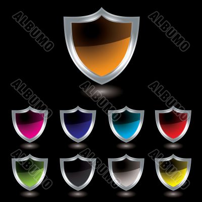 silver shield black