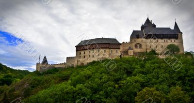 Old castle on the hill
