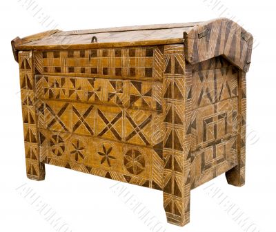 Antique wooden chest