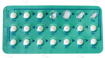 Contraceptive pills for 21 days