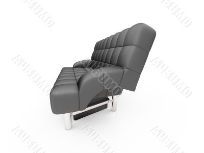 Couch over white