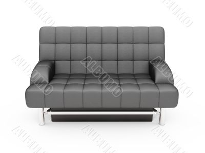 Couch over white