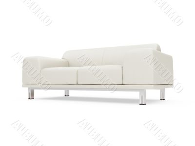 Couch over white