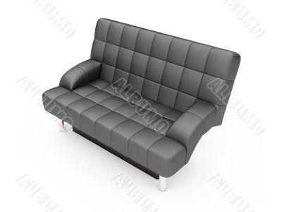 Couch over white