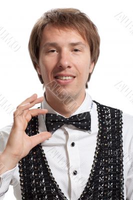 Man with bow tie
