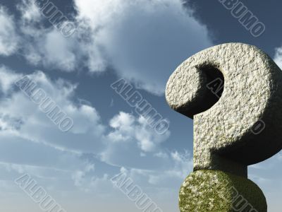 question mark