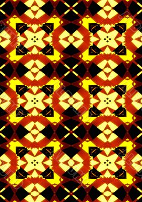 Glass mosaic pattern