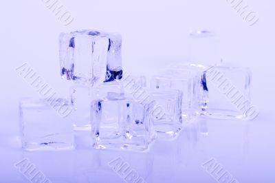 stack of ice cubes