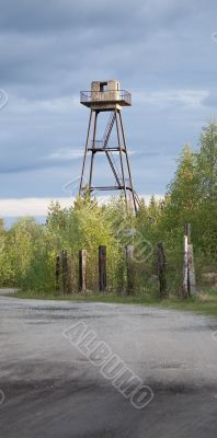 The ancient sentry prison tower