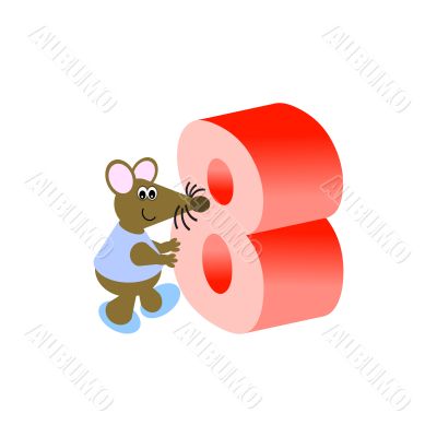 Mouse with Number