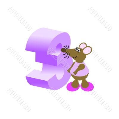 Mouse with Number