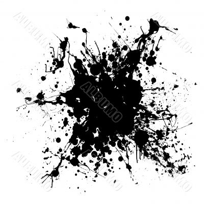 gothic grunge ink splat