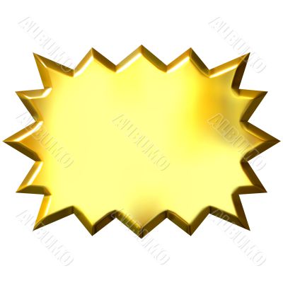 3D Golden Burst