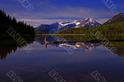 River with mountain