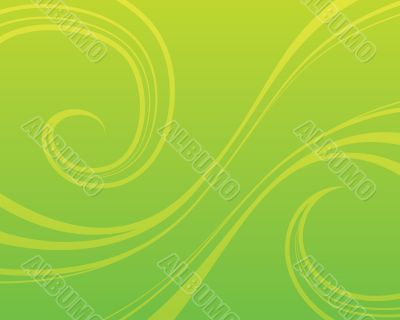 Swirly green background