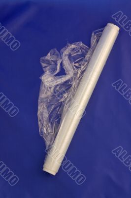 Roll of plastic wrap/cling film