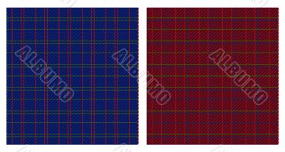 Vector illustration of checkered patterns