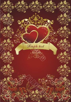 Hearts with colours