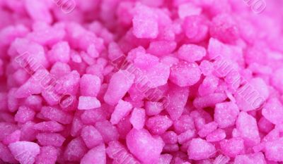 pink crystals background