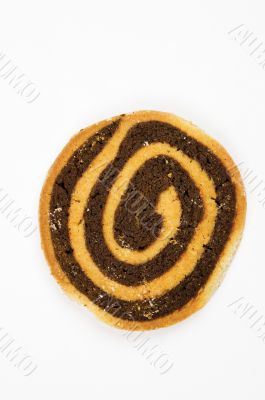 Hand made chocolate swirl cookie