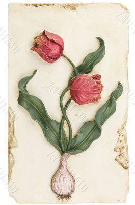 decoration in form of tulip