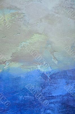 Abstract, grunge, faded painted wall