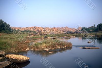 Landscape in Hampi,India
