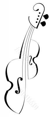 Tattoo violin