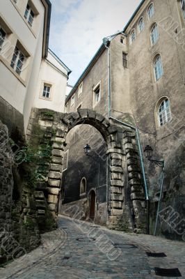 The gate to the Old City. Luxembourg