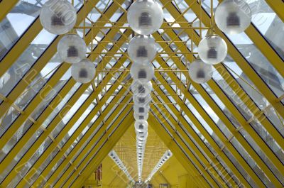 foot bridge interior close up