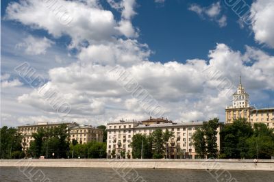 bank Moscow river