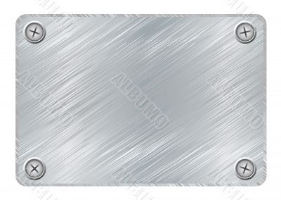metal plaque