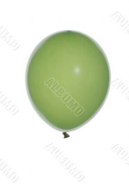 air balloon on white background