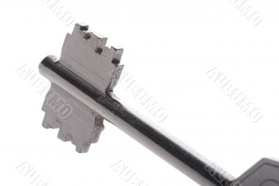 key on white