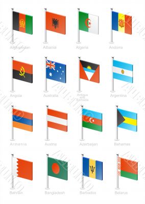 Flag icon set - part 1